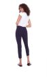 65027A Navy Slim Ankle Stretch Capris Online Hot Sale